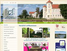 Tablet Screenshot of heimatverein-rheinsberg.de